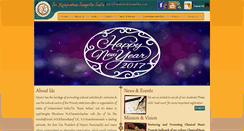 Desktop Screenshot of nadabrahmasabha.com